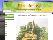 Tablet Screenshot of faber-hof-hip.de